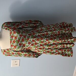 Floral poppy dress